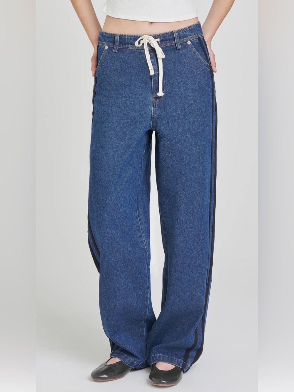 Wayf Denim Track Pants